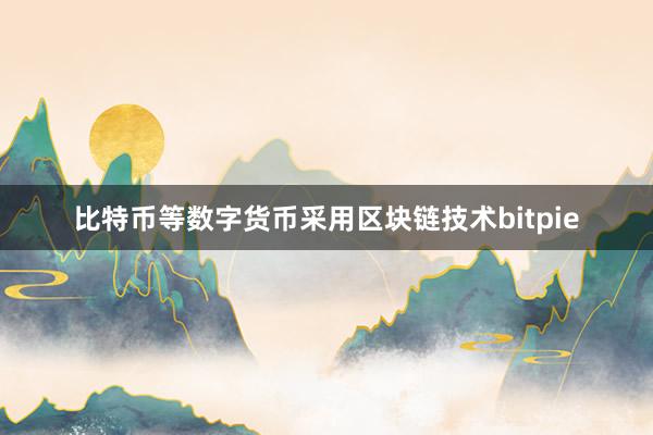 比特币等数字货币采用区块链技术bitpie